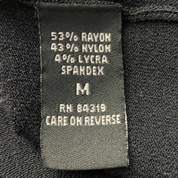 CYRUS Black Lycra One-Shoulder Blouse Medium NWT - Picture 9 of 11